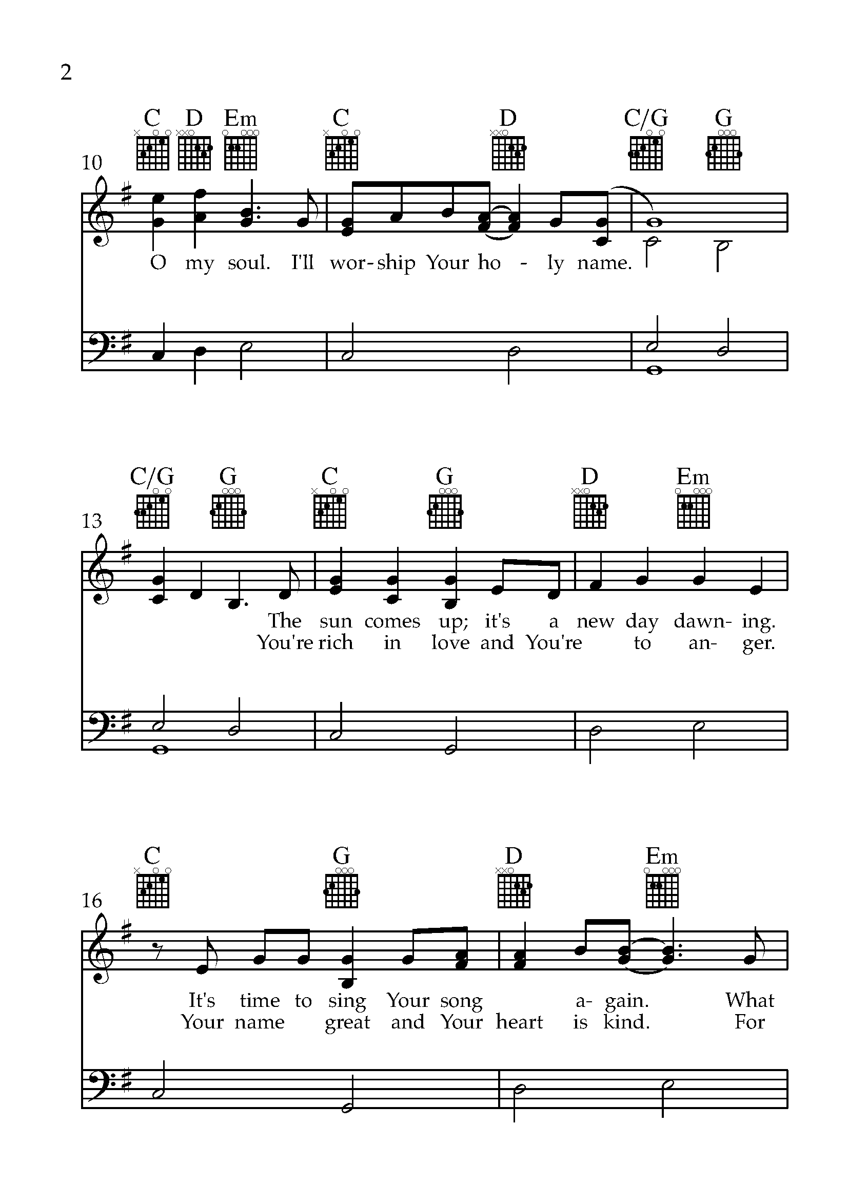 10000 Reasons Piano Sheet Music PDF