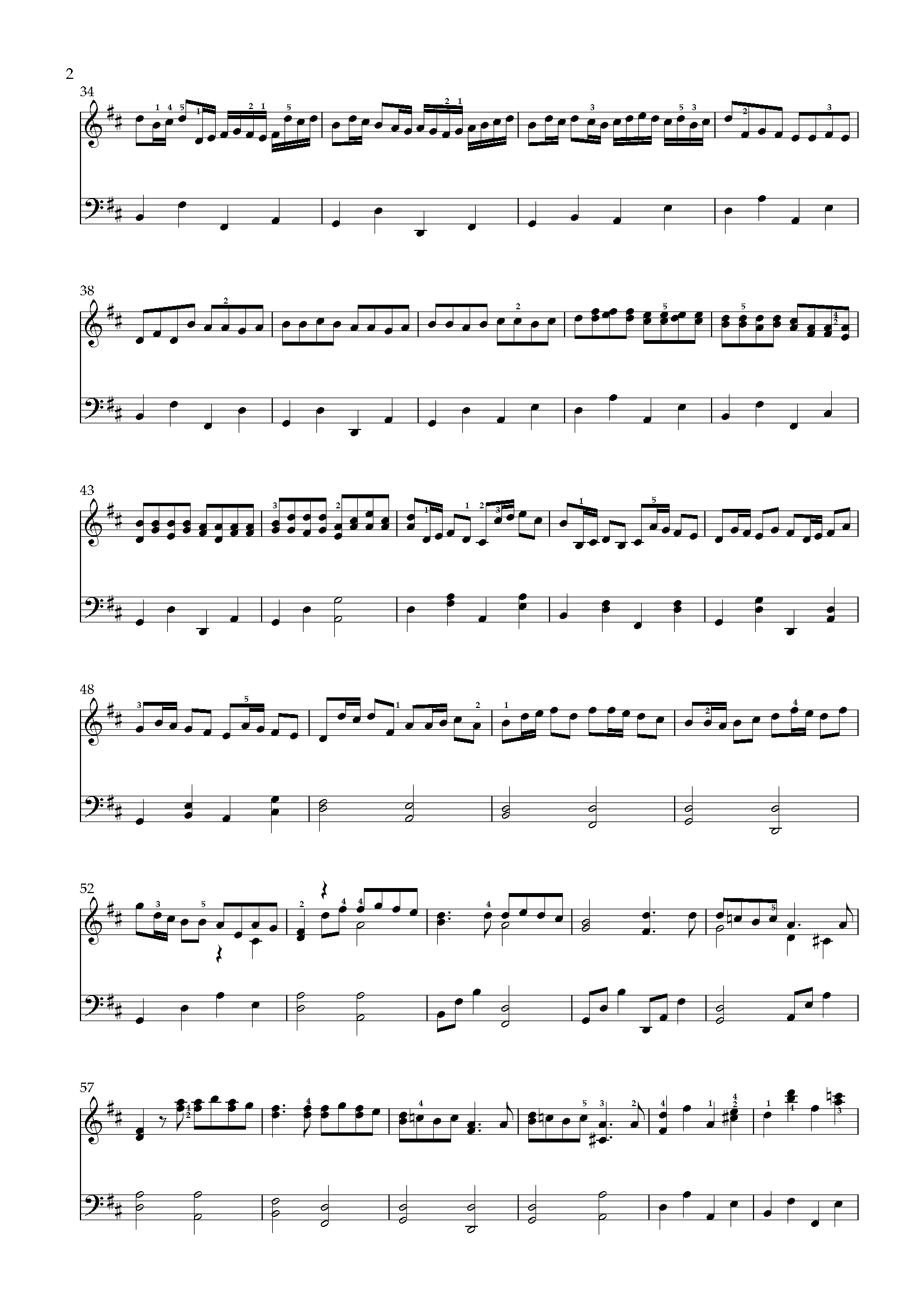 Canon in D Major Piano Sheet Music PDF