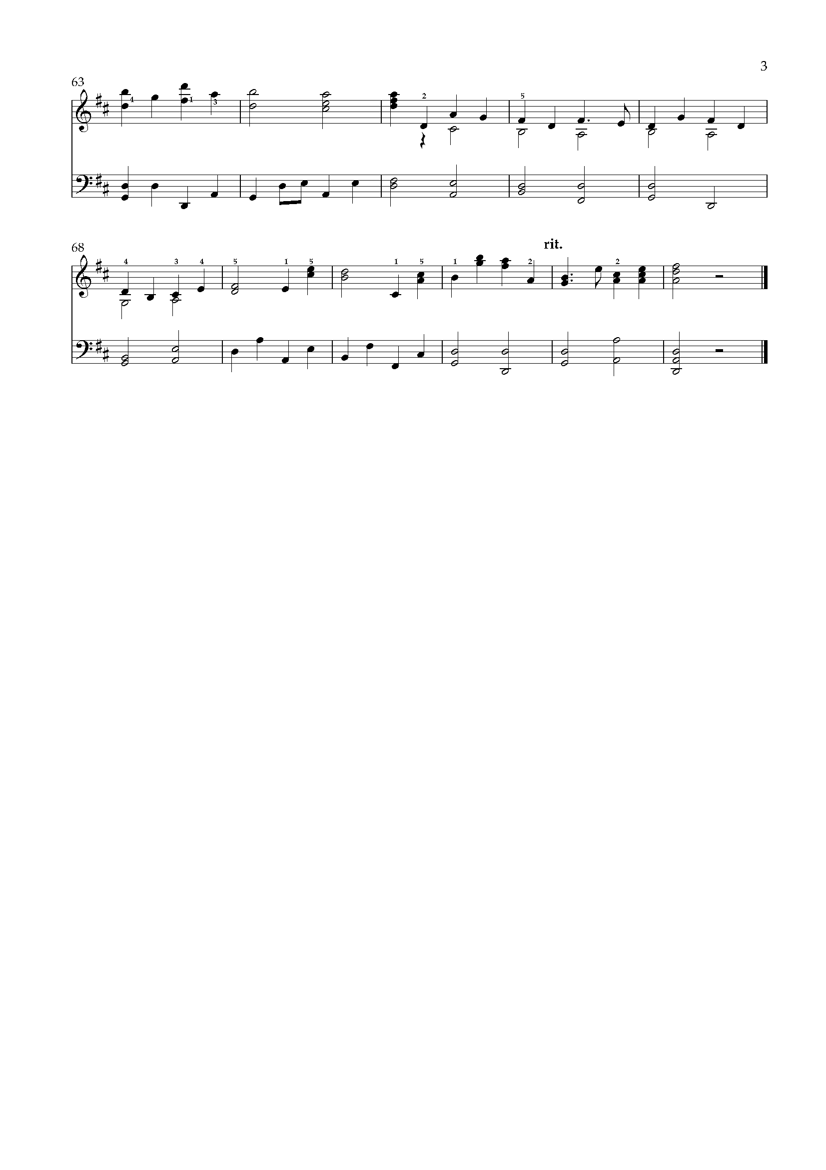 Canon in D Major Piano Sheet Music PDF
