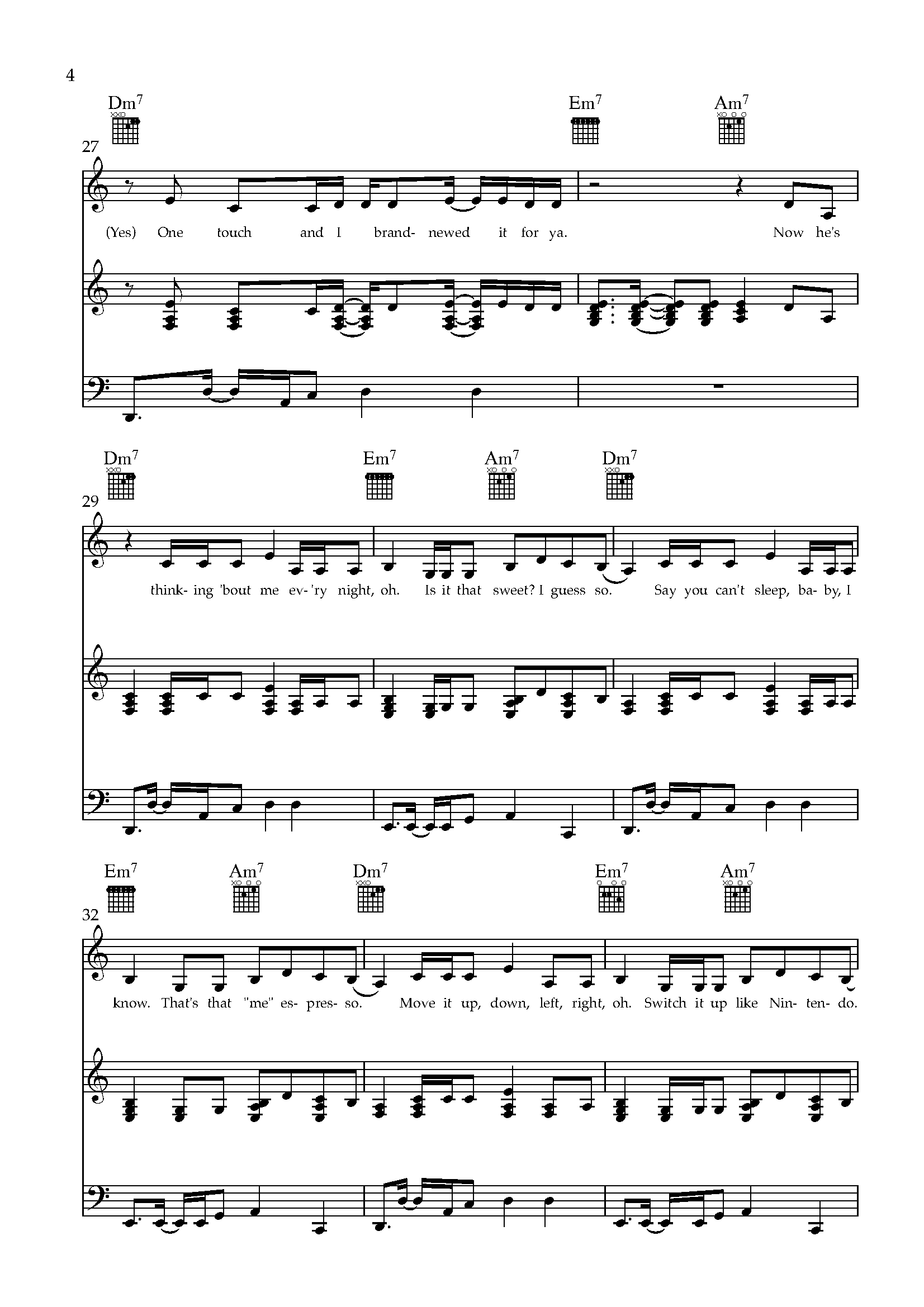 Espresso Piano Sheet Music PDF