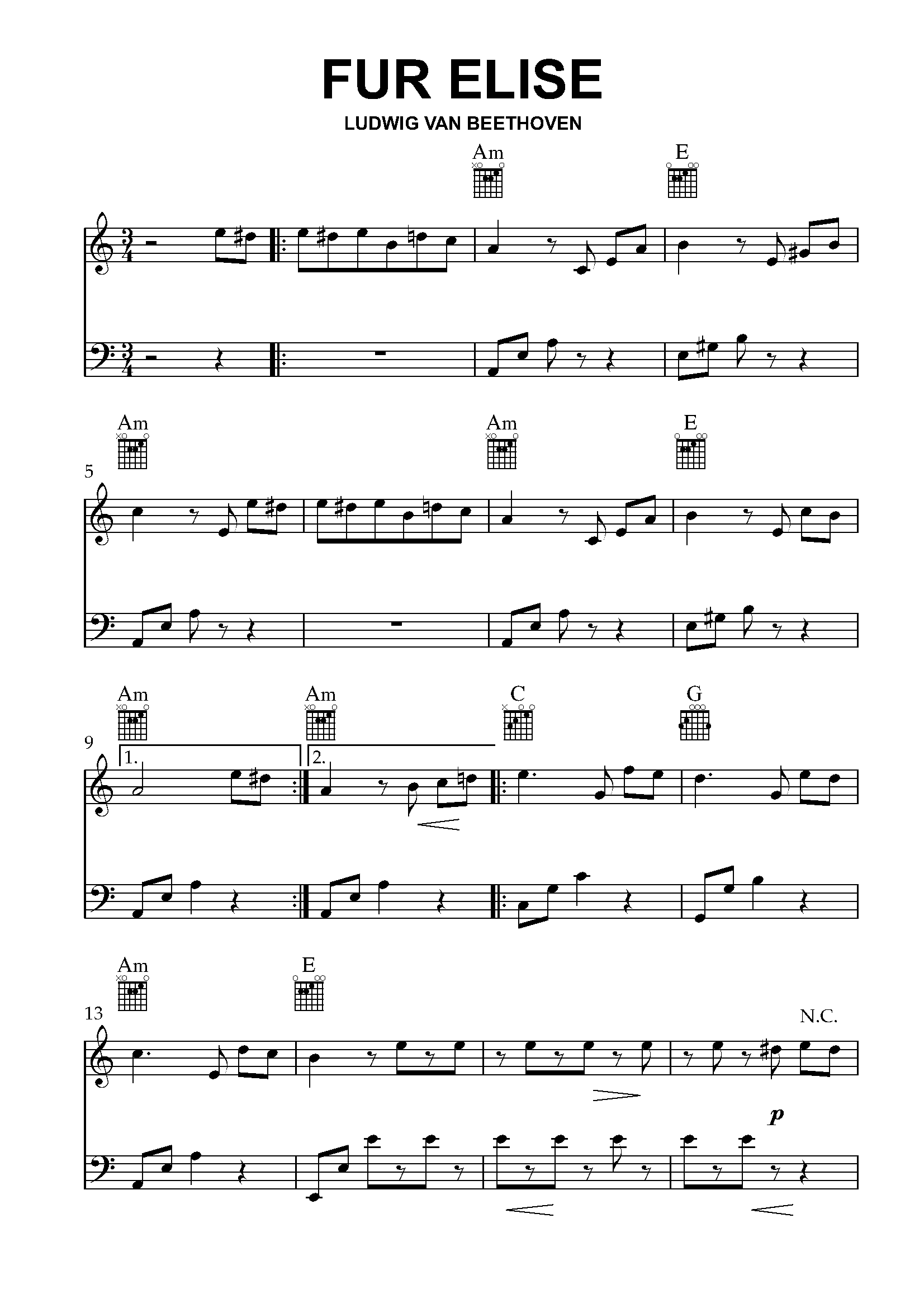Fur Elise_PianoPDF_Page_1 Fur Elise Piano Sheet Music PDF