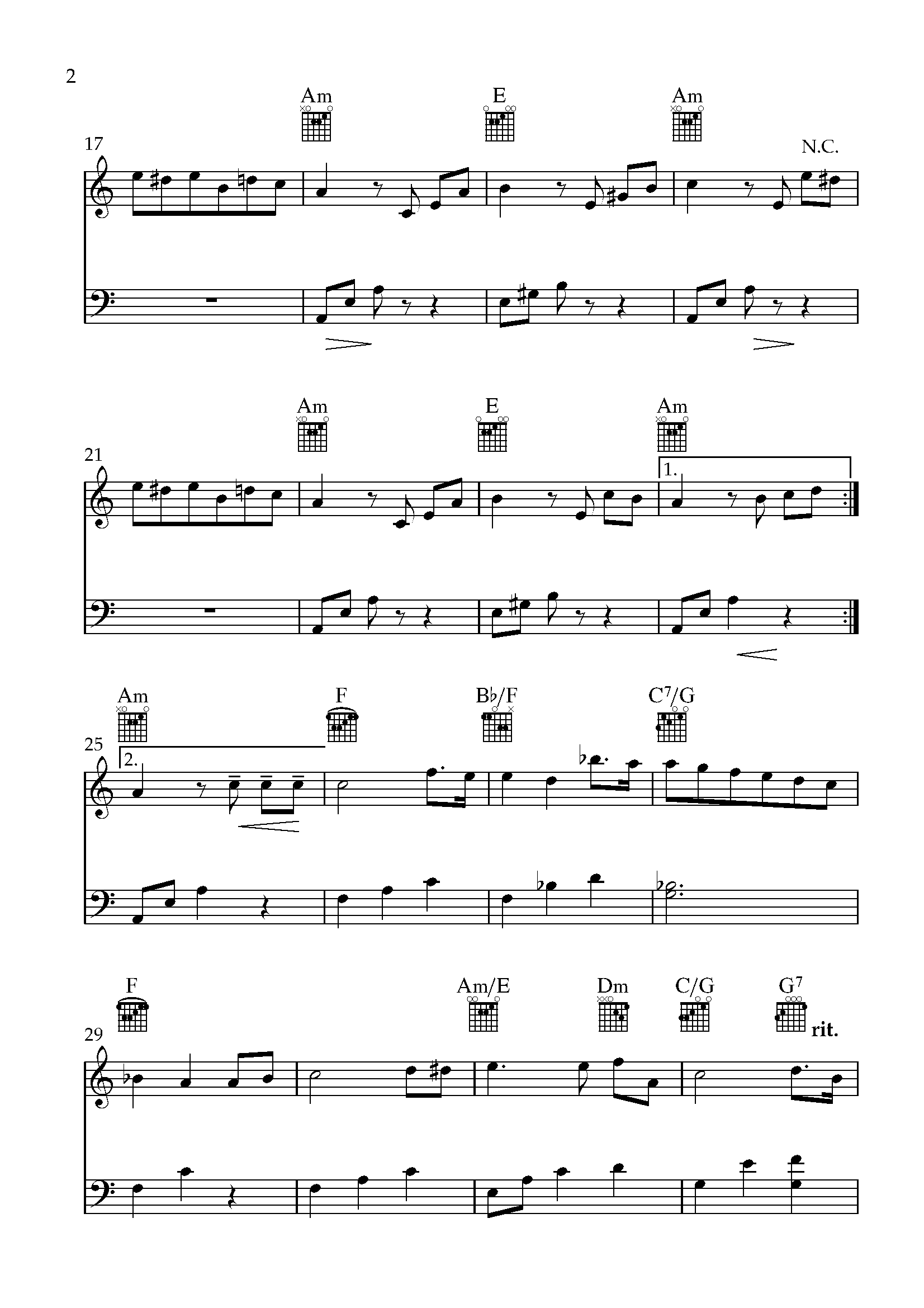 Fur Elise_PianoPDF_Page_2 Fur Elise Piano Sheet Music PDF
