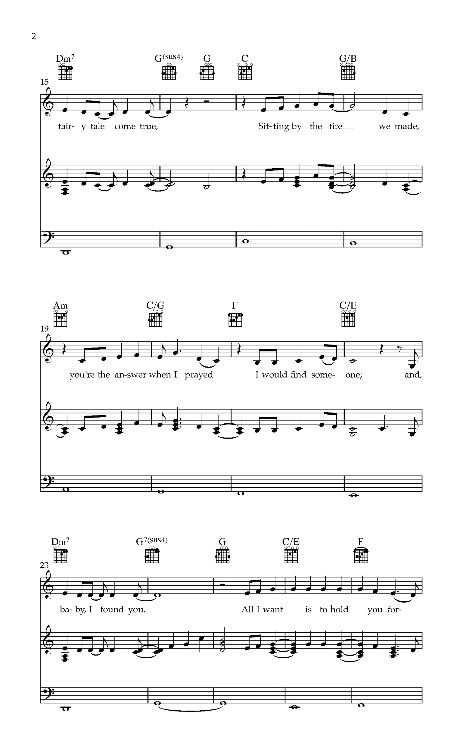 The Gift_Piano_PianoPDF_Page_2 Right Here Waiting Guitar Tabs PDF