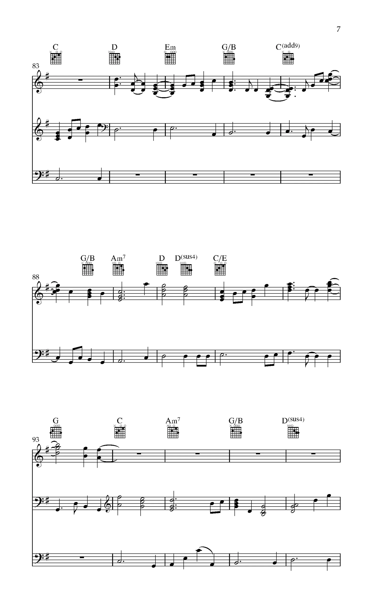 The Gift_Piano_PianoPDF_Page_7 Right Here Waiting Guitar Tabs PDF