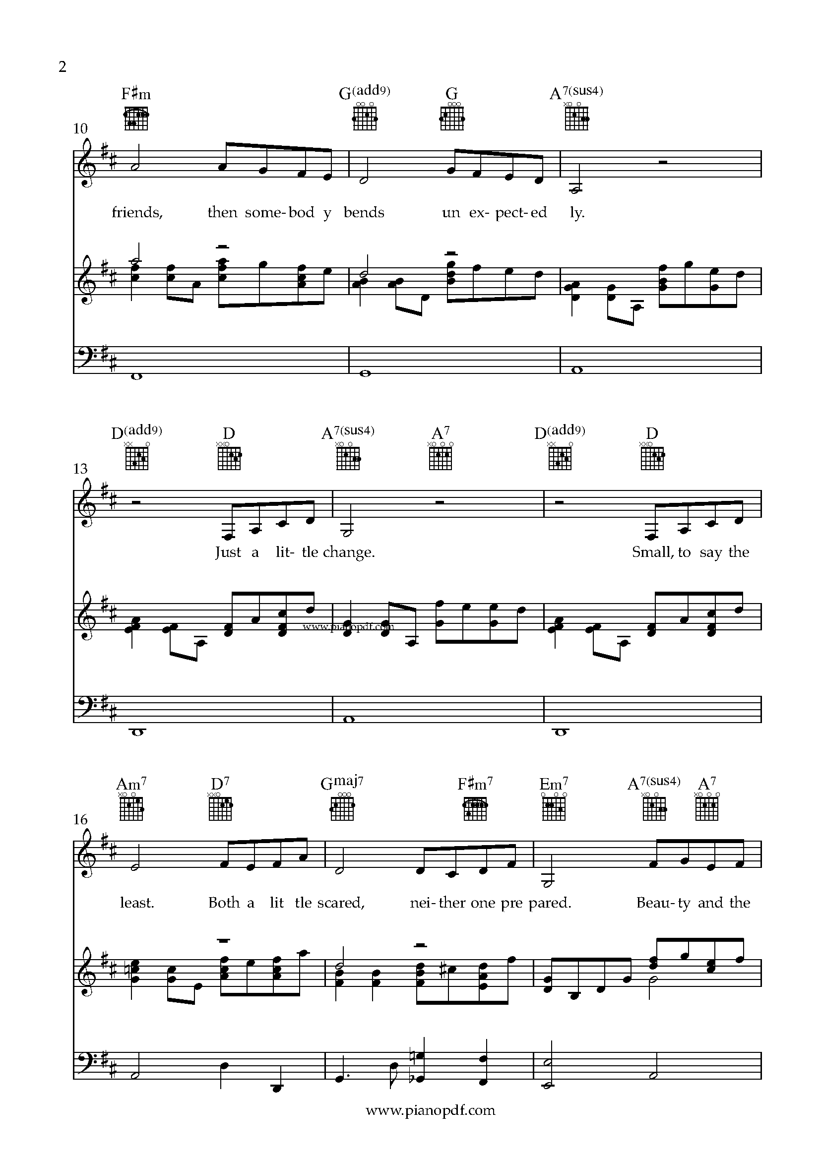 Beauty And The Beast_PianoPDF_Page_2 Beauty And The Beast Piano Sheet Music PDF