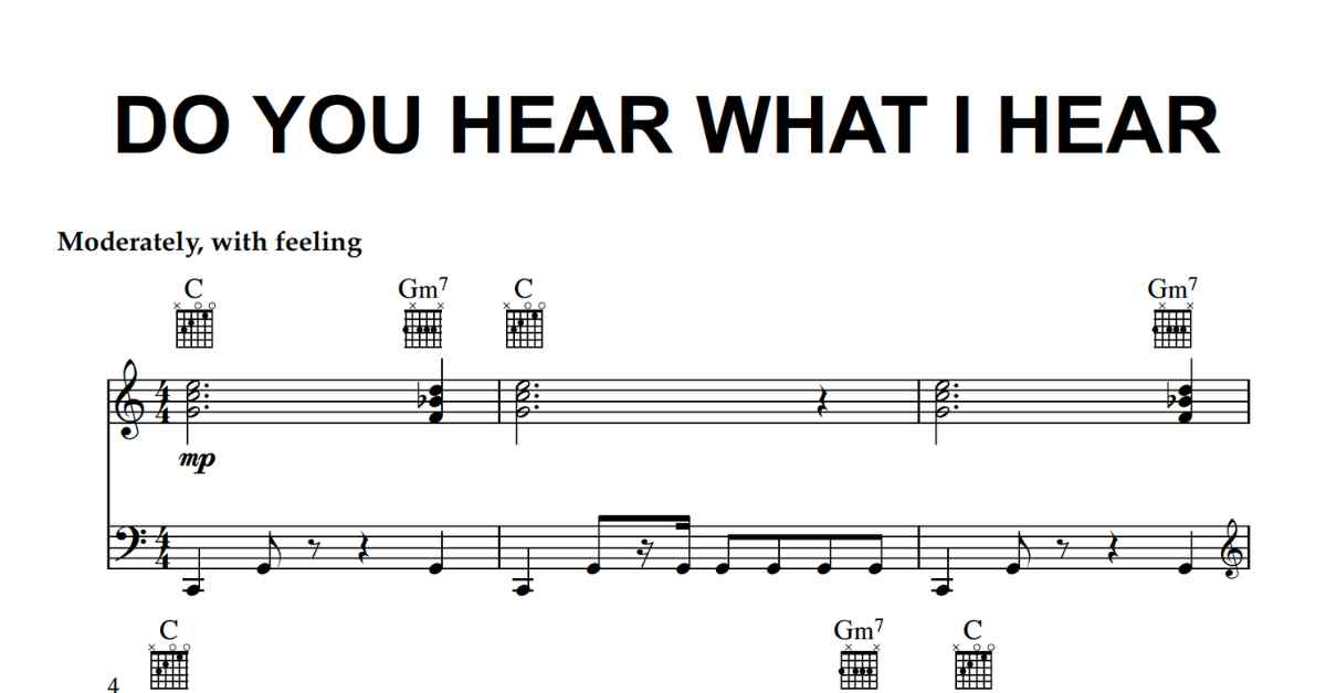 Do You Hear What I Hear
