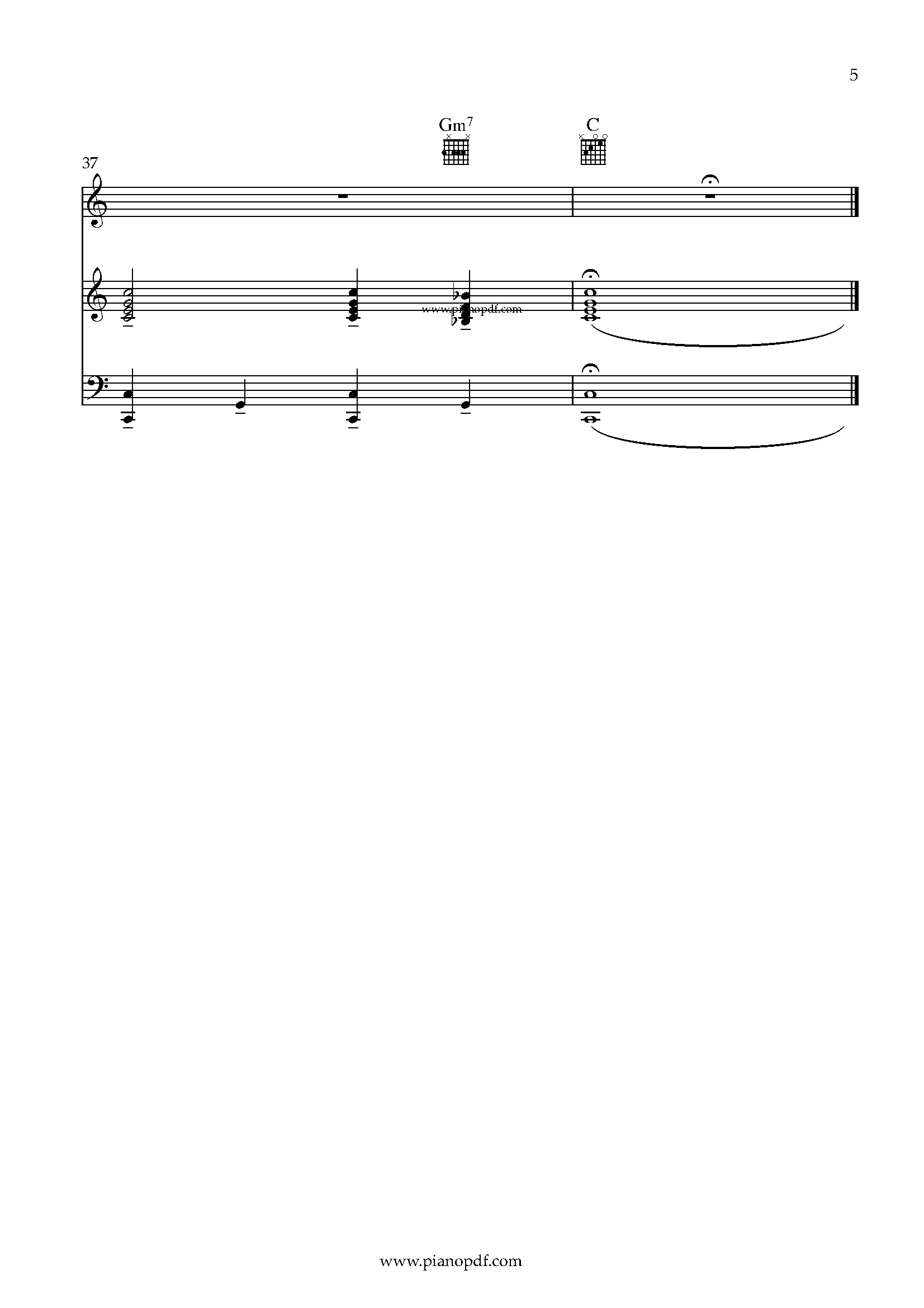 Do You Hear What I Hear Piano Sheet Music PDF