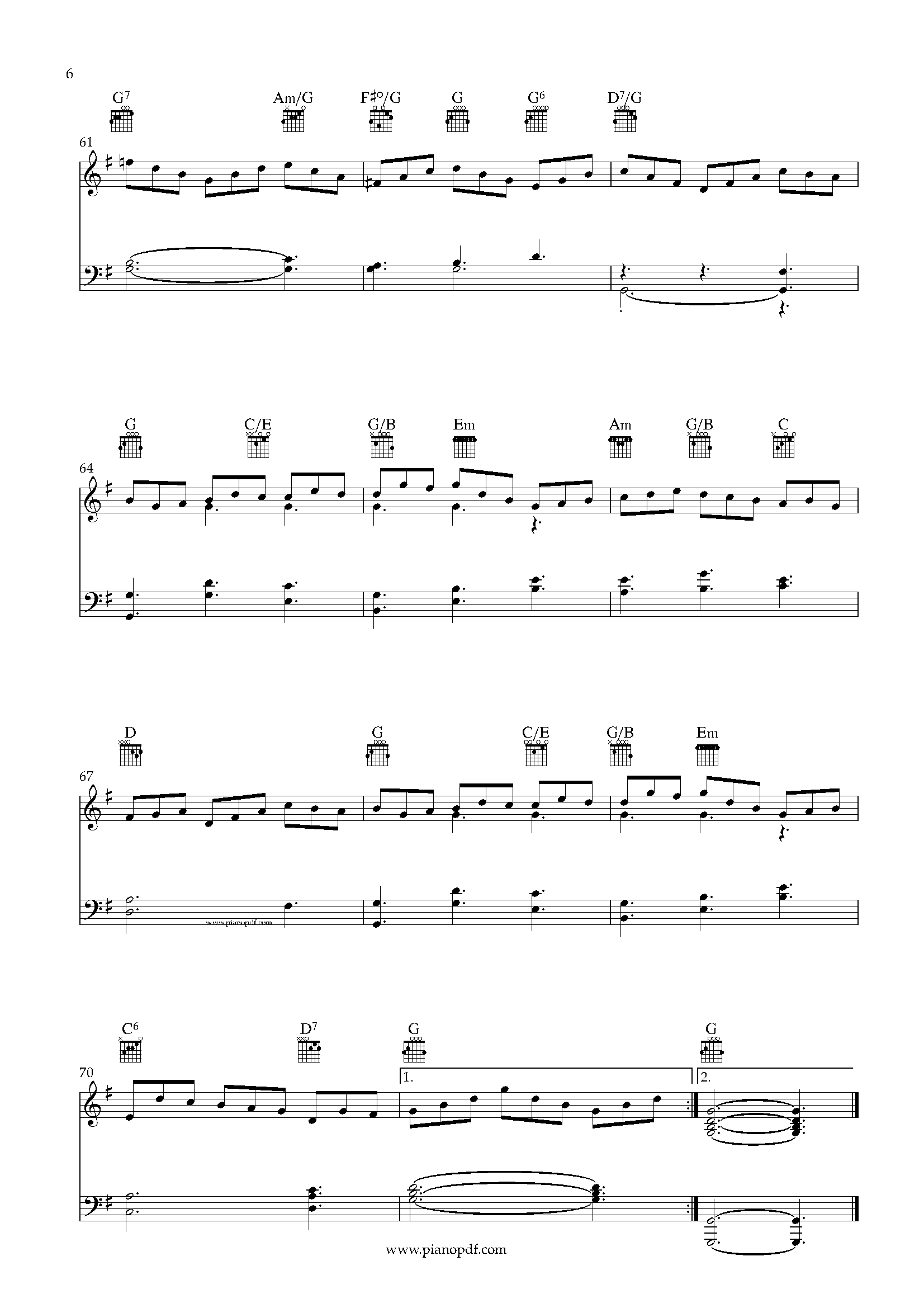 Jesu, Joy Of Man’s Desiring_PianoPDF_Page_6 Jesu, Joy Of Man's Desiring Piano Sheet Music PDF
