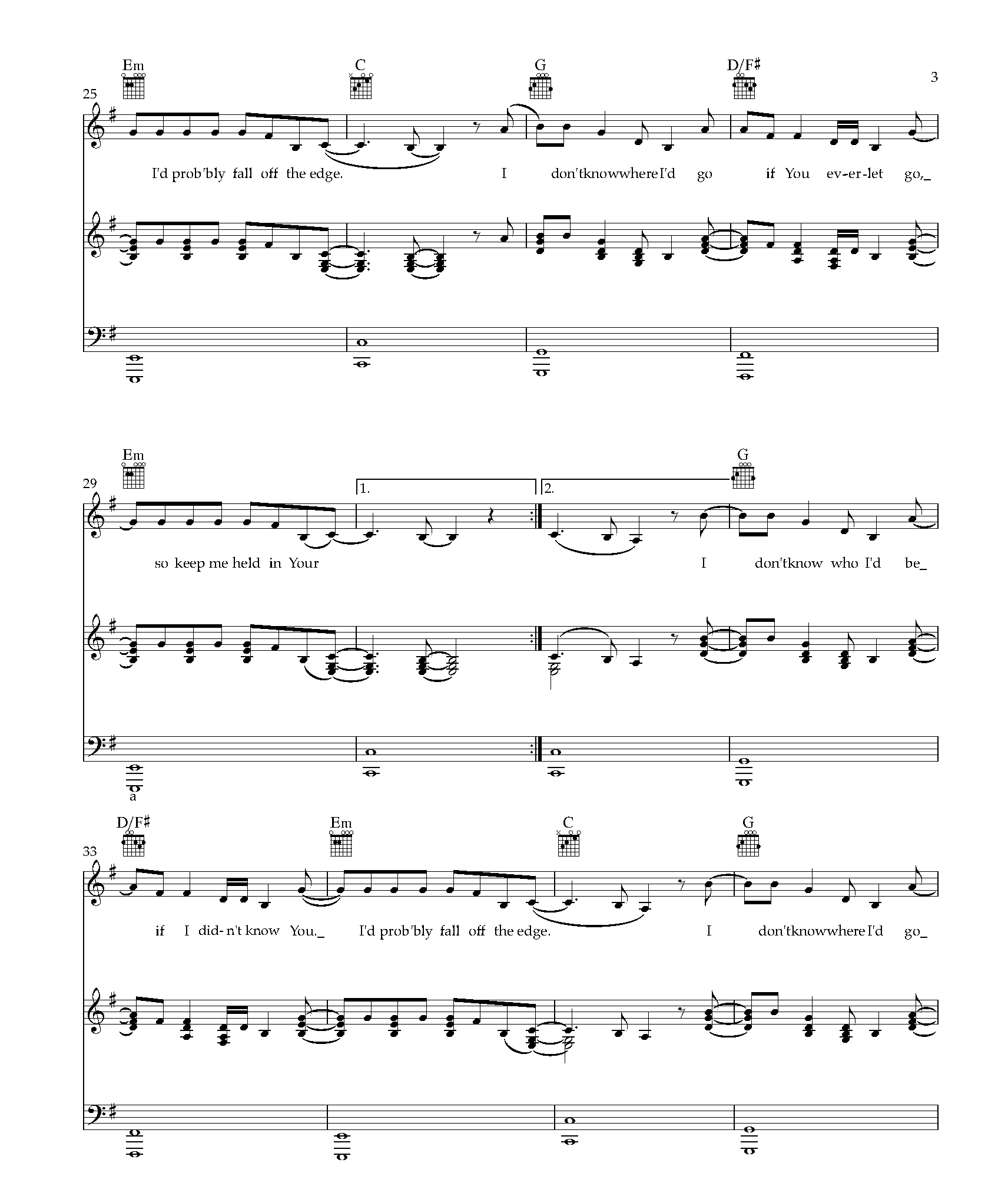 Thank God I Do Piano Sheet Music PDF