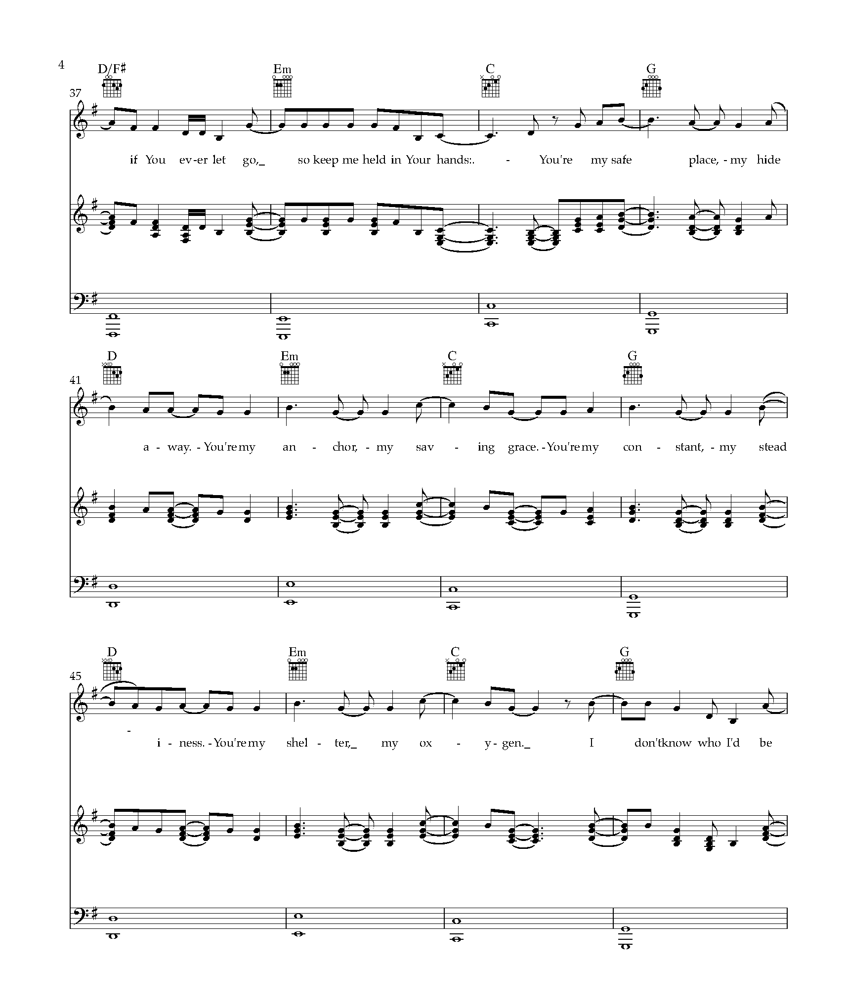 Thank God I Do Piano Sheet Music PDF