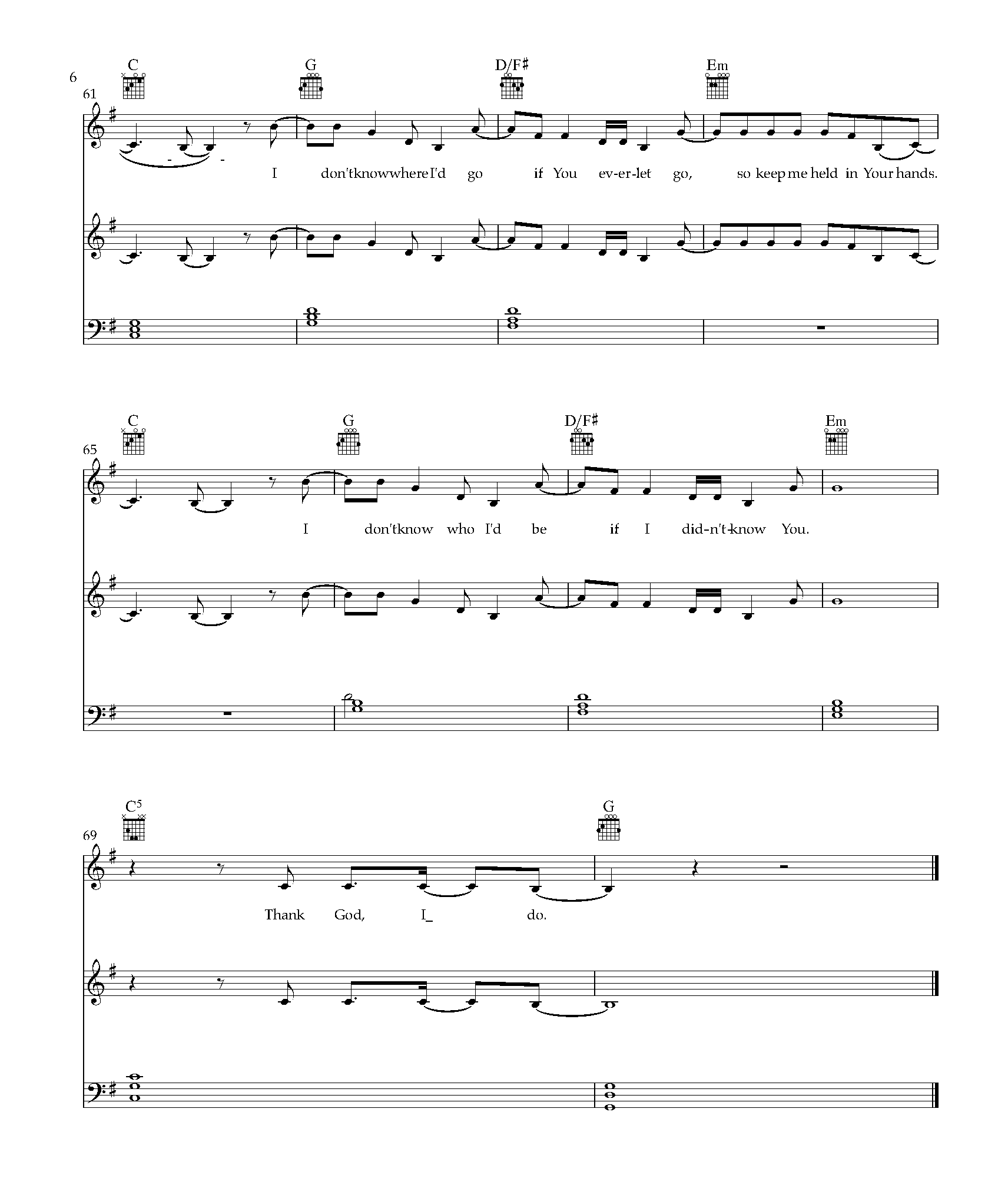 Thank God I Do Piano Sheet Music PDF