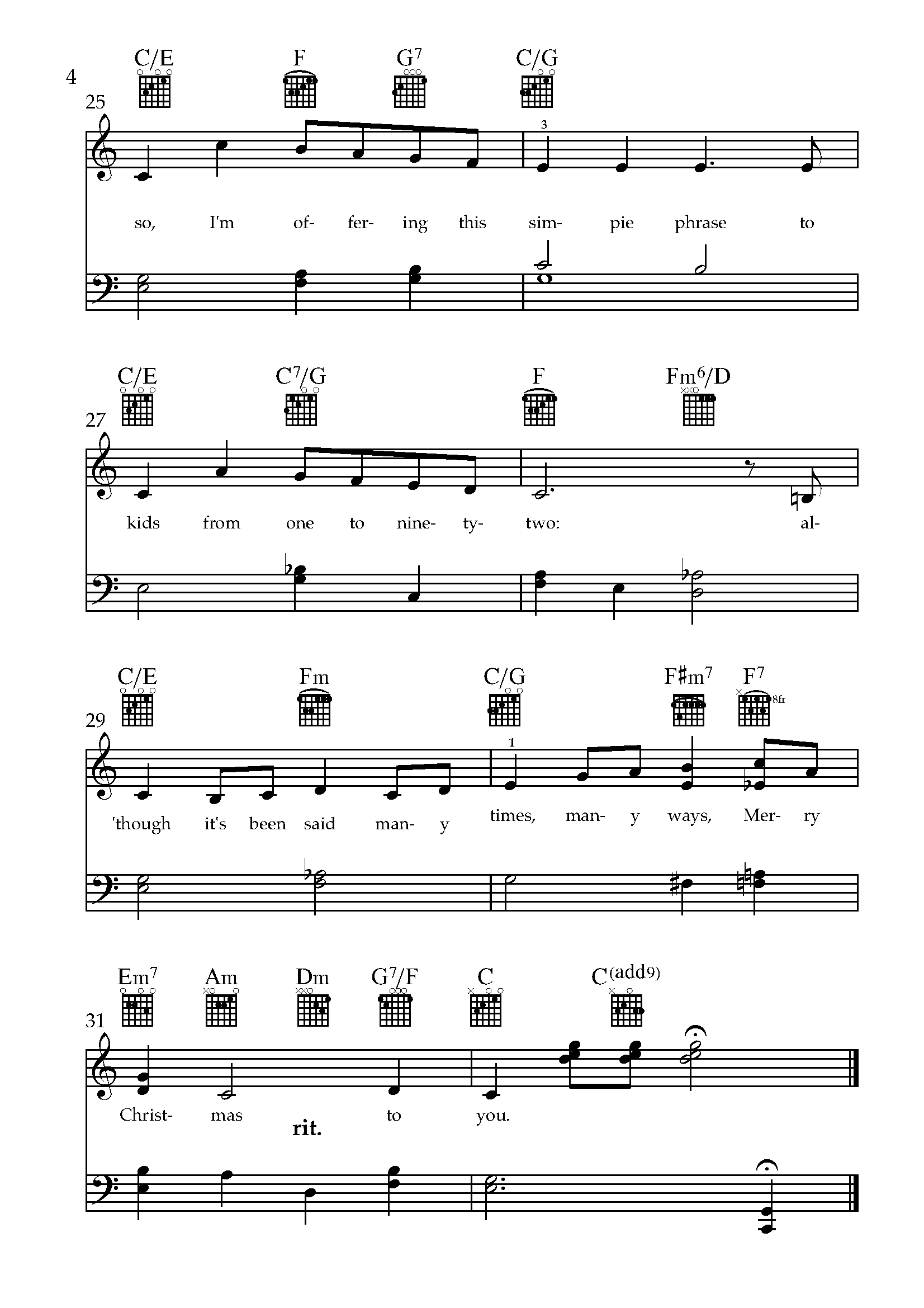 The Christmas Song_PianoPDF_Page_4 The Christmas Song Piano Sheet Music PDF