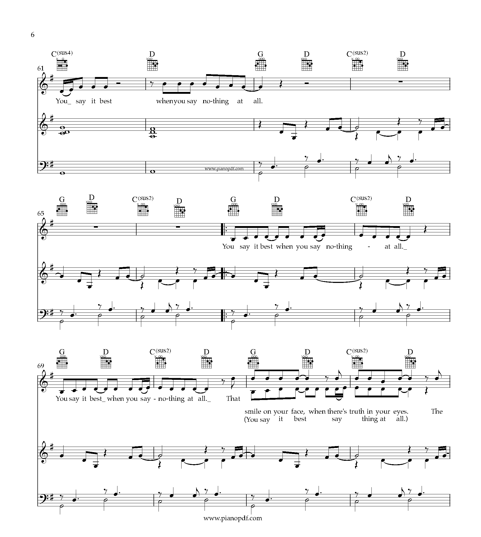 When You Say Nothing At All_PianoPDF_Page_6 When You Say Nothing At All Piano Sheet Music PDF