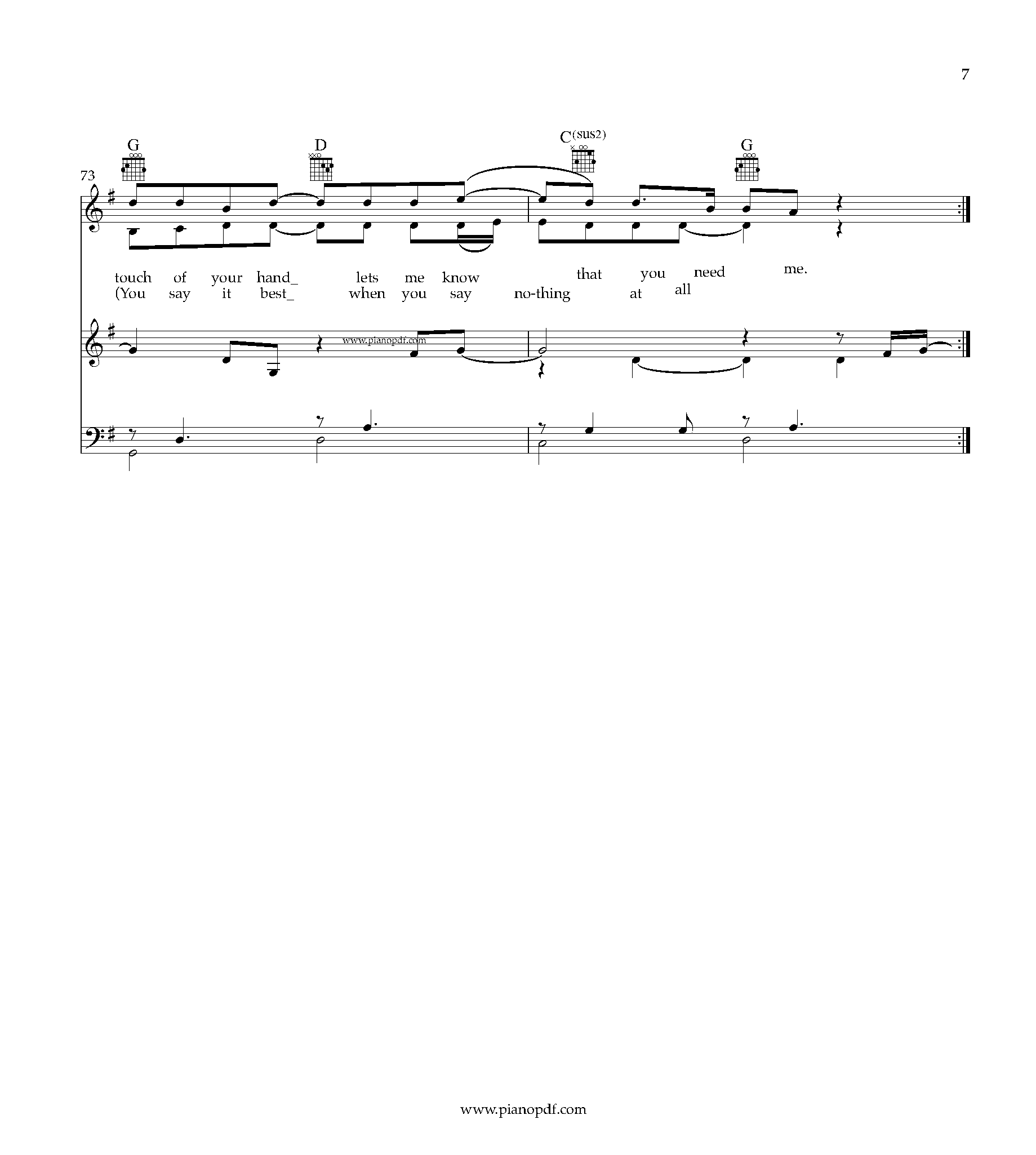 When You Say Nothing At All_PianoPDF_Page_7 When You Say Nothing At All Piano Sheet Music PDF